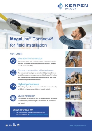 Titelseite: Flyer_MLConnect45Pro_field-installation_connector_EN_web