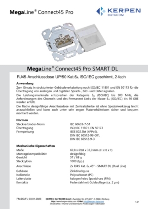 Titelseite: de_DB_MegaLine Connect45 Pro SMART_KDA4D5SU2000001
